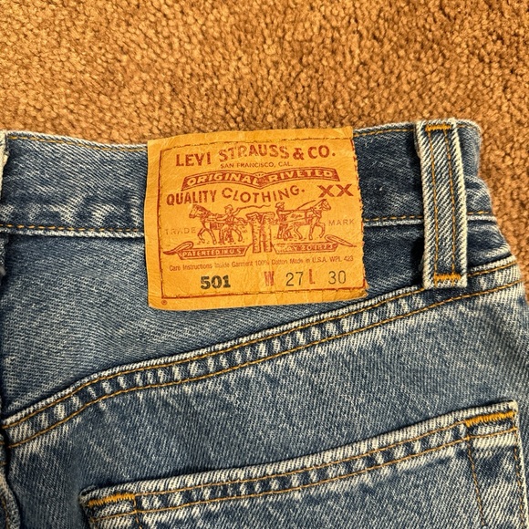 Vintage Levi’s 501 W27 - Picture 2 of 3